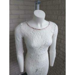 Witte kanten jurk van Forever21 maat S