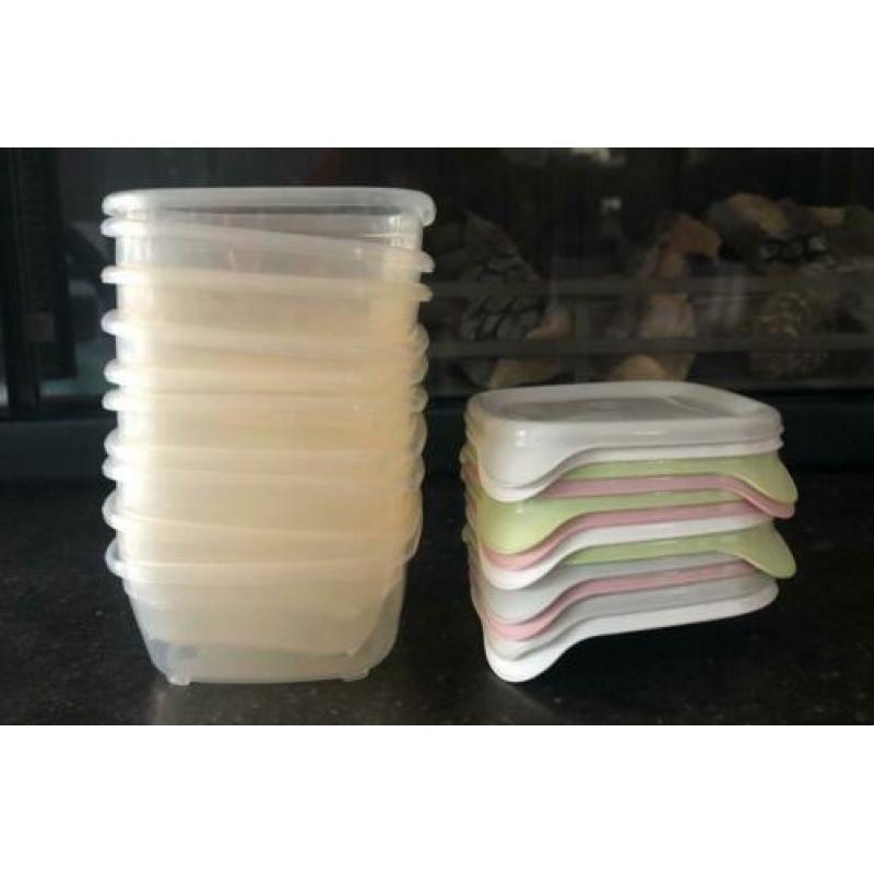 Vershoud bakjes/ bewaarbakjes voor hapjes
