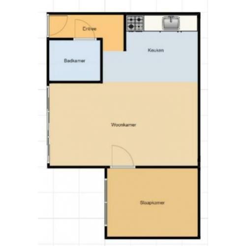 Studio (47m2) te huur omgeving Utrecht