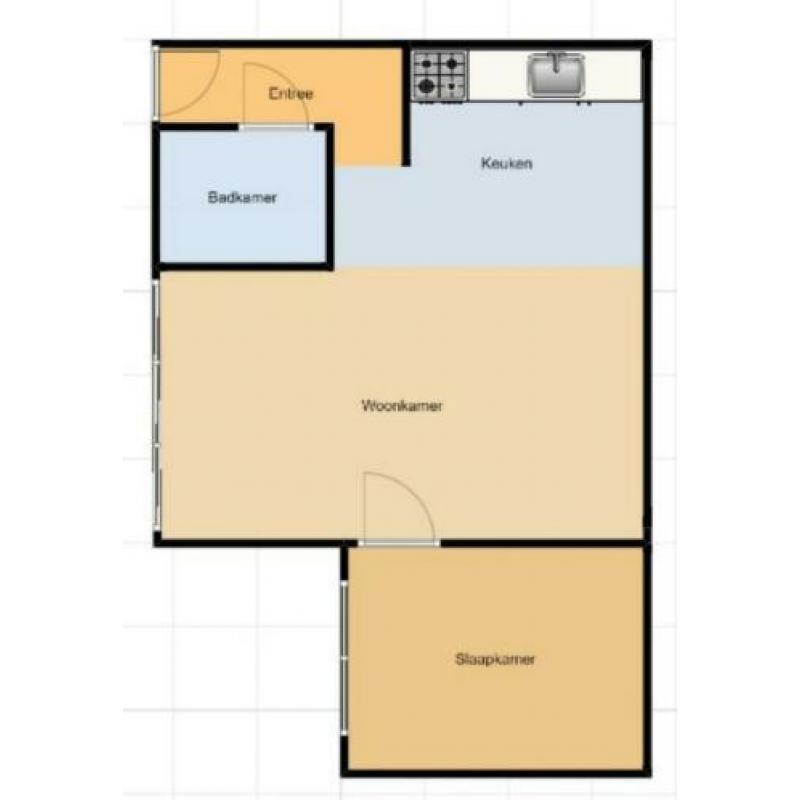 Studio (47m2) te huur omgeving Utrecht