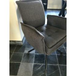 Super leuke fauteuil, grijs, slechts enkele weken oud.