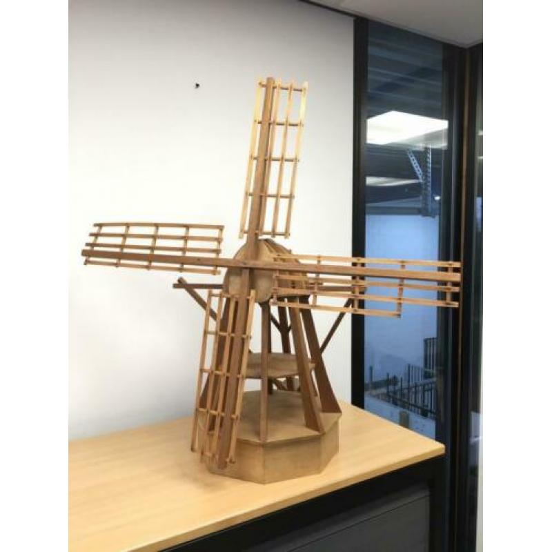 Houten Model Molen, Modelbouw Molen, Windmolen, Molenwiek