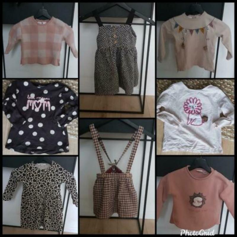 Leuk pakket meisjeskleding Zara maat 104 (18 stuks)