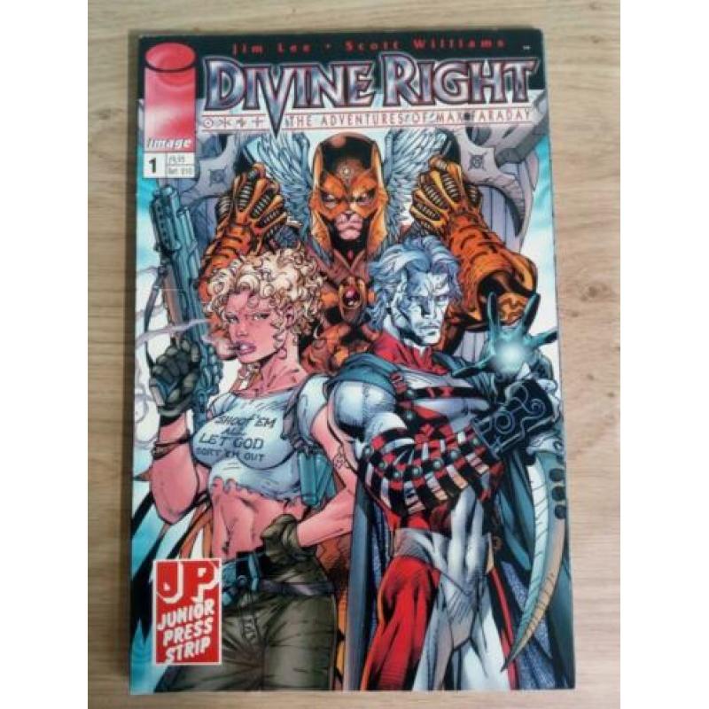 Junior Press: Divine Right nr 1,2,3,4. Ned. talig