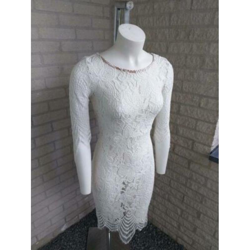 Witte kanten jurk van Forever21 maat S