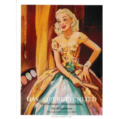 Das Operettenlied Weltbekannte lieder Fur Accordeon (mh32)