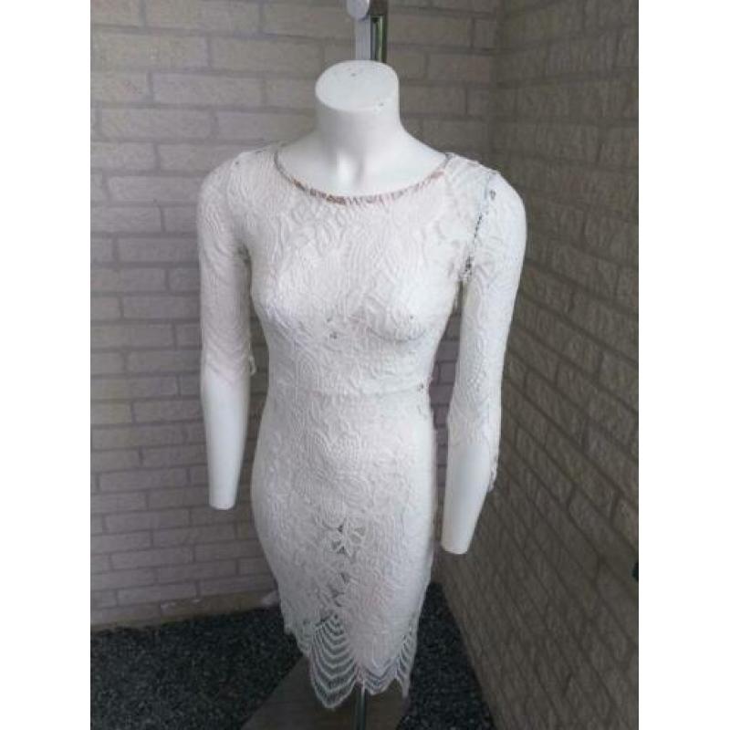 Witte kanten jurk van Forever21 maat S