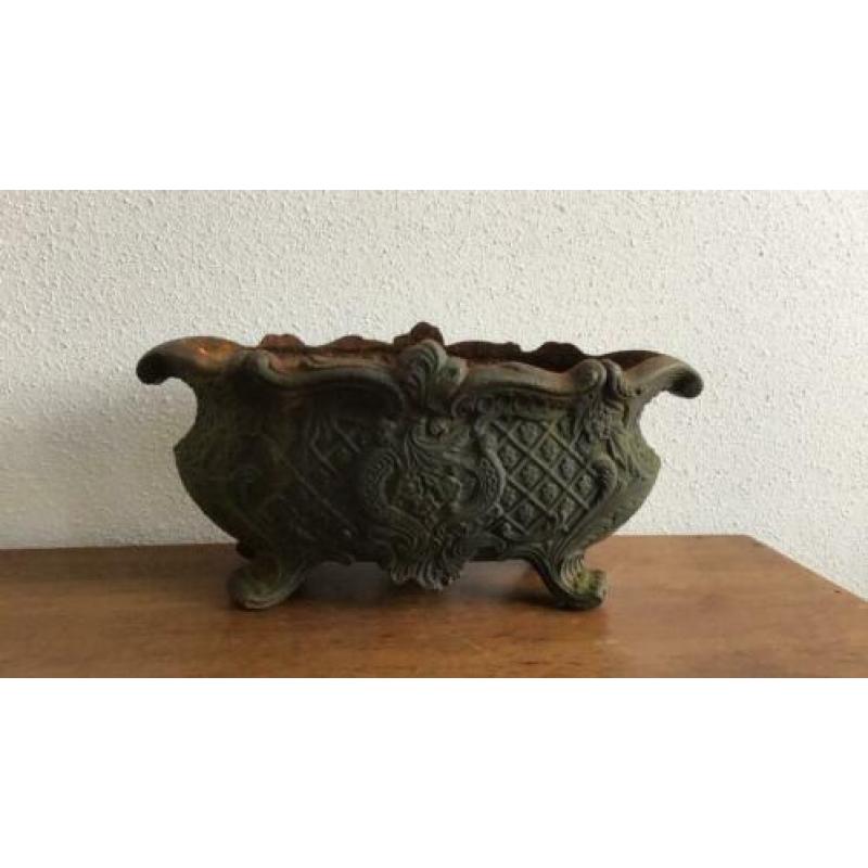 Oude Franse jardinière oude tuinvaas brocante