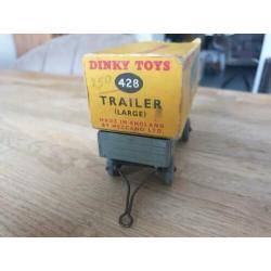 Large Trailer van Dinky Toys nr.428 incl. doos