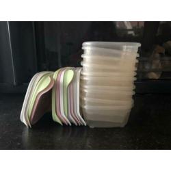 Vershoud bakjes/ bewaarbakjes voor hapjes