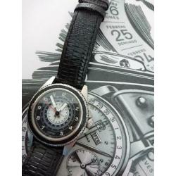 Heren horloge esprit compas staal quartz 40,7mm ex kroon