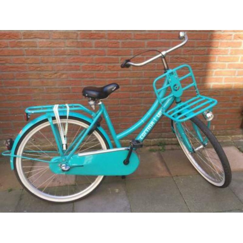 Cortina U4 transport fiets 26 inch turquoise/gr/bl.