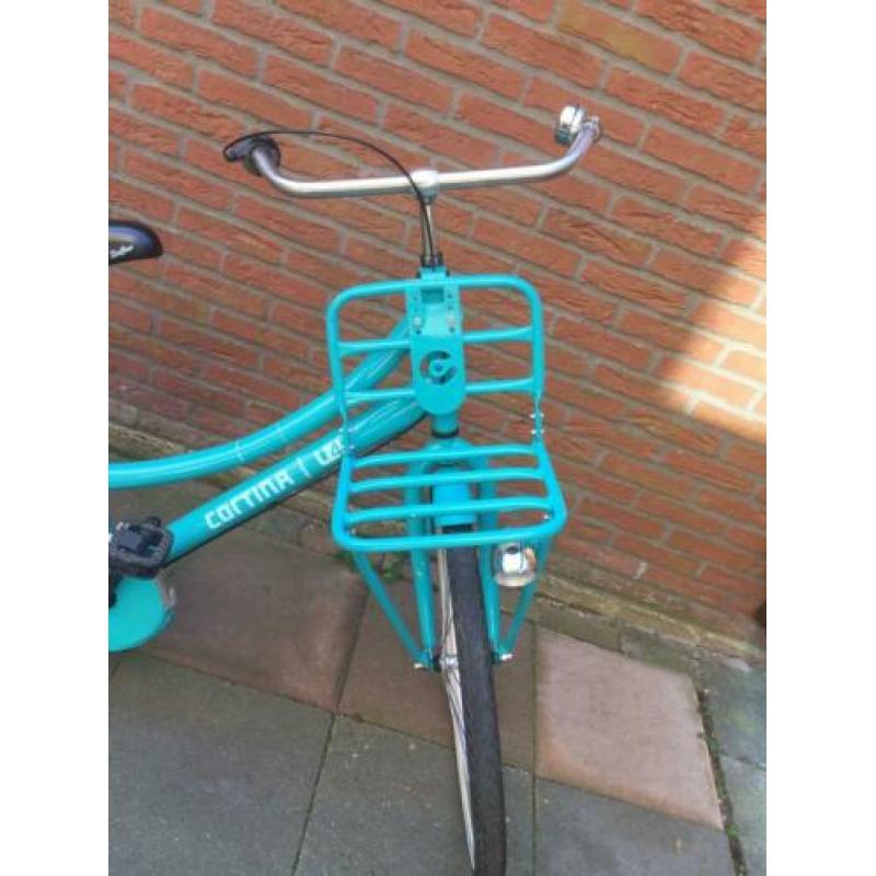Cortina U4 transport fiets 26 inch turquoise/gr/bl.