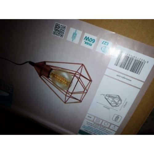 Nieuwe lamp rosé goud