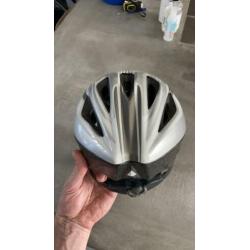 Fietshelm zilver