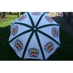 Dommelsch bier parasol (nr.1) gebruikt