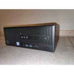 HP 280 G2 i3-6100 zakelijke desktop + dell monitor