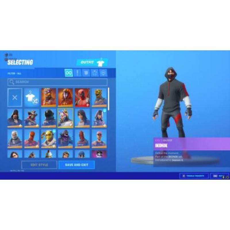 Fortnite Account €20 Psn / bekijk beschrijving