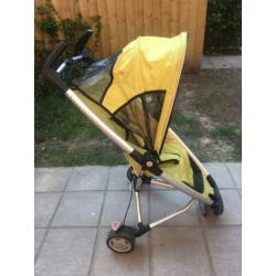 Quinny Zapp lime met maxicosi adapters