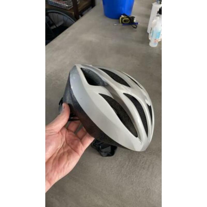 Fietshelm zilver