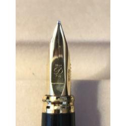 Vintage St. Dupont vulpen 18ct gouden kroon