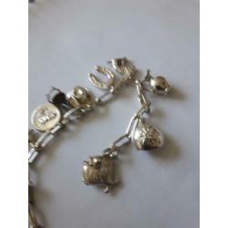 oude bedelarmband, zilver