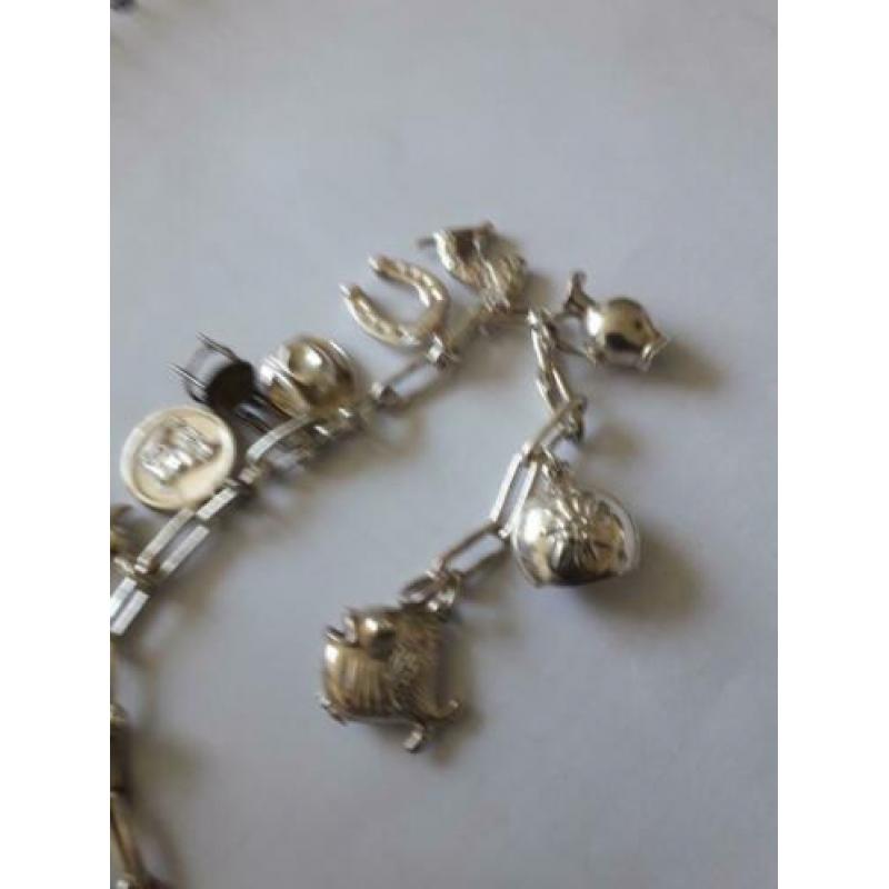 oude bedelarmband, zilver