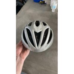 Fietshelm zilver