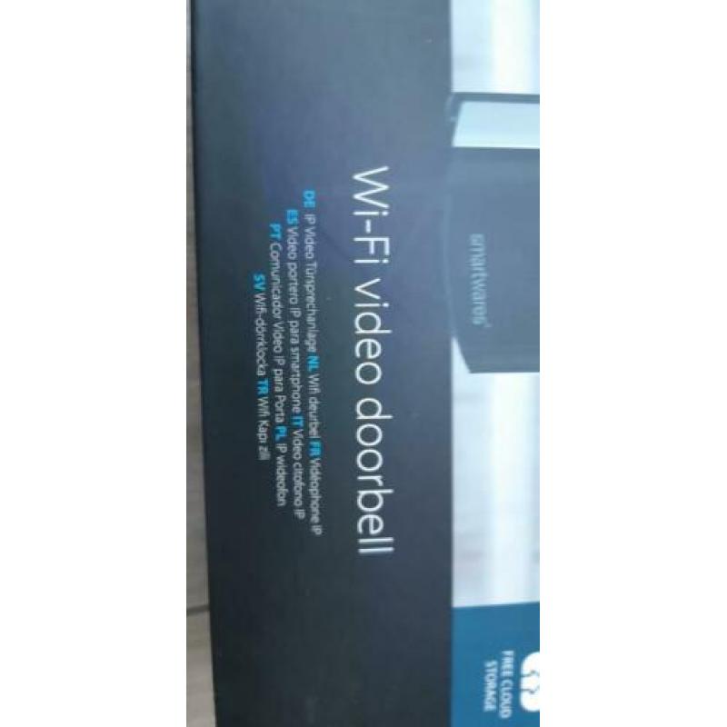 Smartwares HD video deurbel wifi accu en/ of bedraad