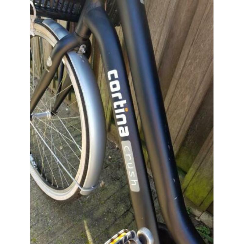Corina Crush damesfiets transportfiets met 2 zitjes