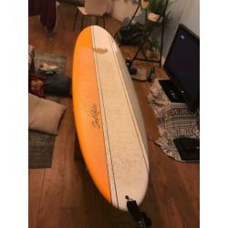 Surfboard 7,6 funboard 55L surf rocket (beginners)