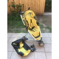 Quinny Zapp lime met maxicosi adapters