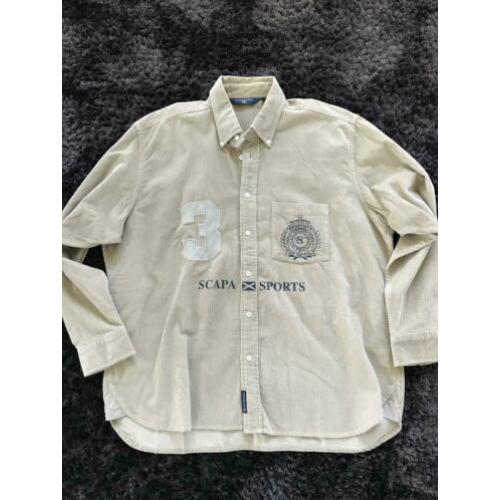 Scapa corduroy overhemd mt 41