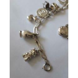 oude bedelarmband, zilver