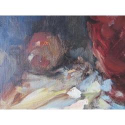 ======THEO VAN OORSCHOT 1910-1989==rozen in vaas======