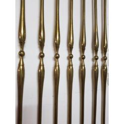 3 messing frames uit de jaren 50/60, €395,-.