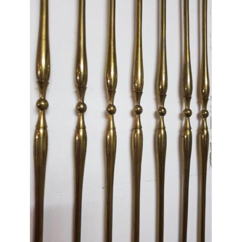 3 messing frames uit de jaren 50/60, €395,-.