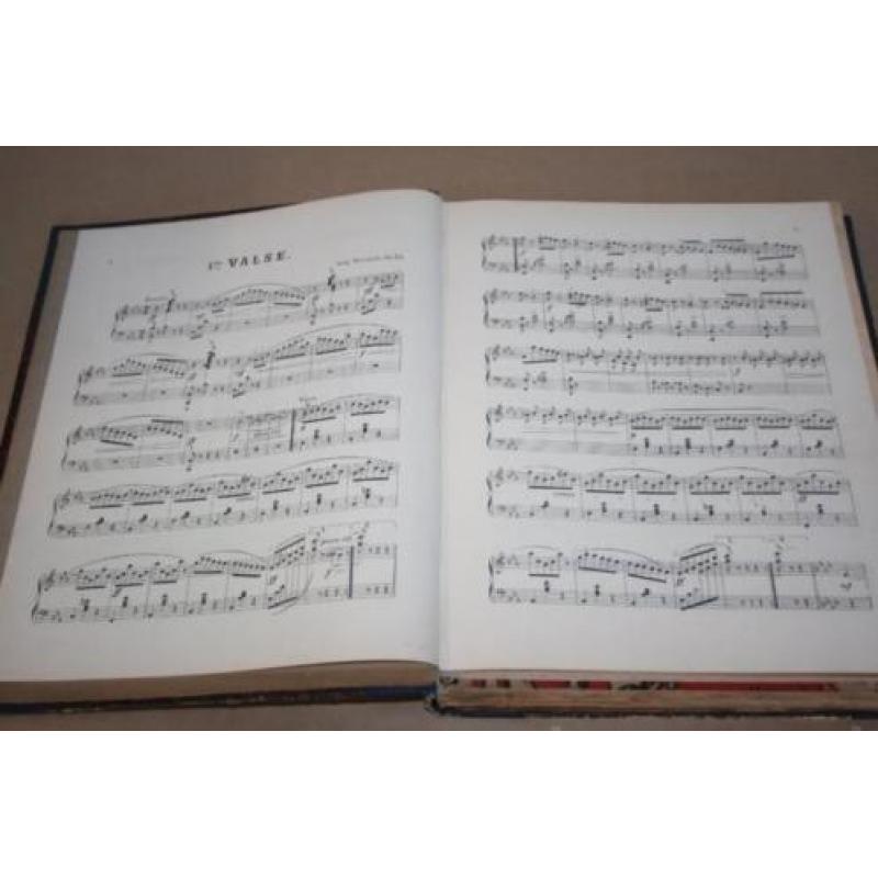 Prachtig album met bladmuziek (Jugendstil e.d.) - Ca 1920 !!