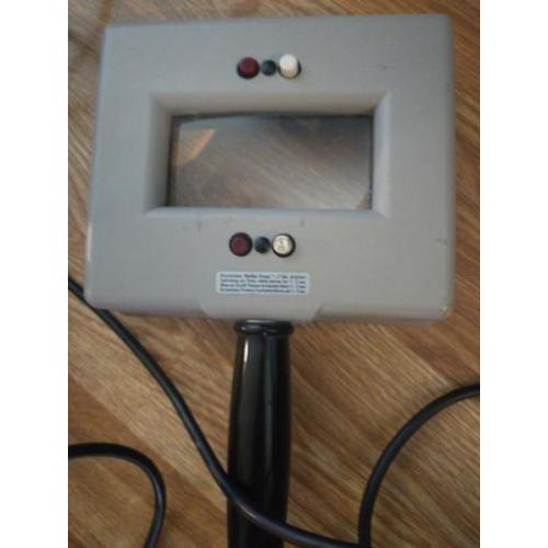 Schilderij controle lamp, kust, olieverf