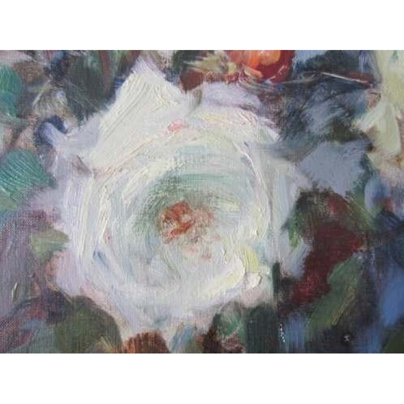 ======THEO VAN OORSCHOT 1910-1989==rozen in vaas======