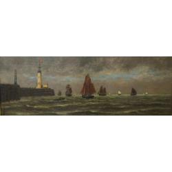 Romain Steppe, le port de Boulogne (1892)