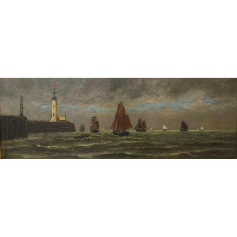 Romain Steppe, le port de Boulogne (1892)
