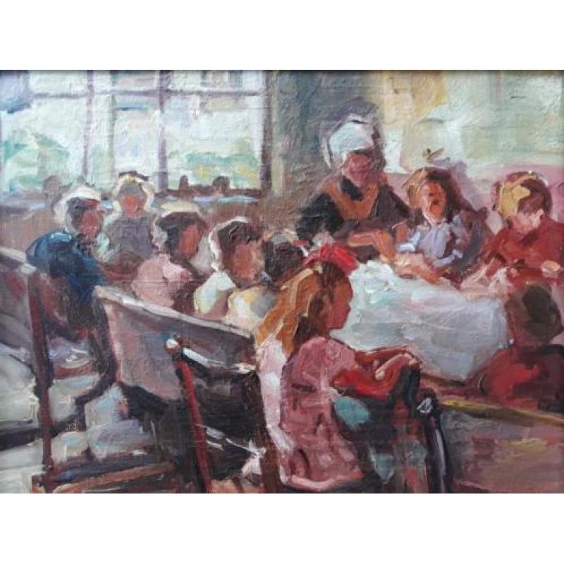 Hein Kever 1854-1922Schoolklas in Laren 1890