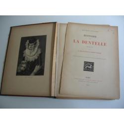 antiek boek kant: Histoire de la dentelle 1892 Bury Palliser