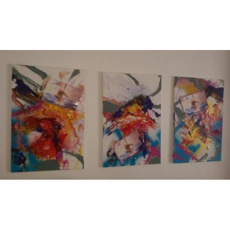 Schilderij in Schilderij abstract.