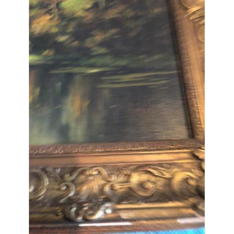 Schilderij Cornelis Koppenol 1865 -1946 maat 70cm bij 50cm.