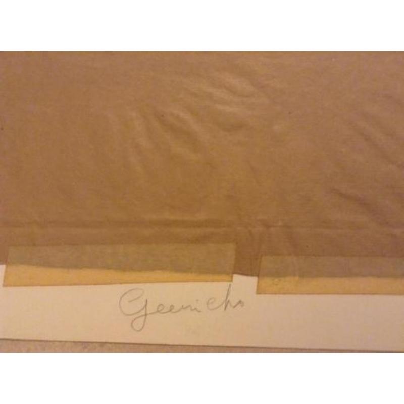 3 studie tekeningen van pop door Geerinckx gesigneerd