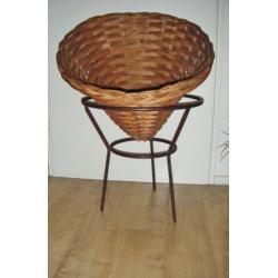 Puntgave originele oude winkelmand,winkelkorf,vintage,retro