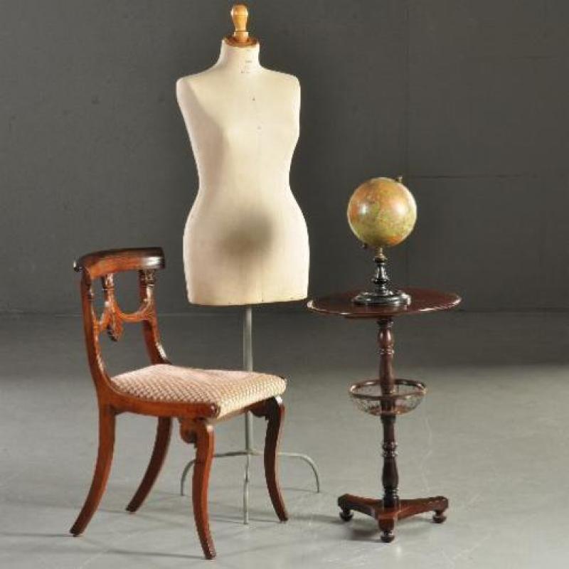 Antieke bijzettafels / Biedermeier "knottentafeltje" Holl...