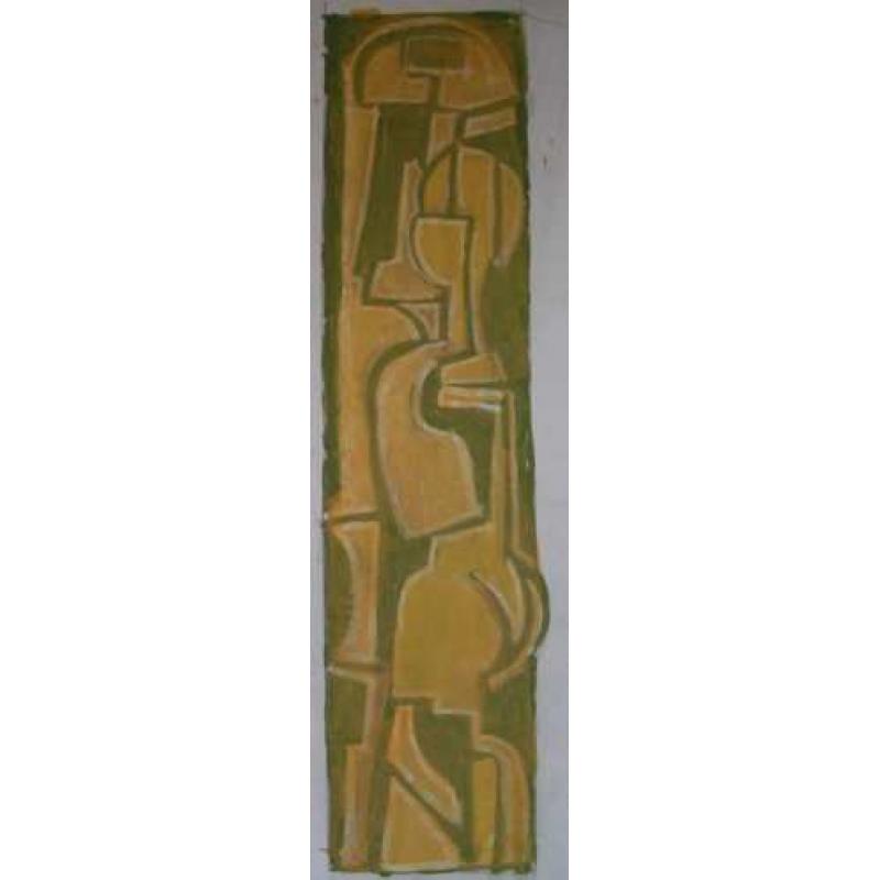 Hubert Bekman voorstudie sculptuur ontwerp 1960 bruinpaars